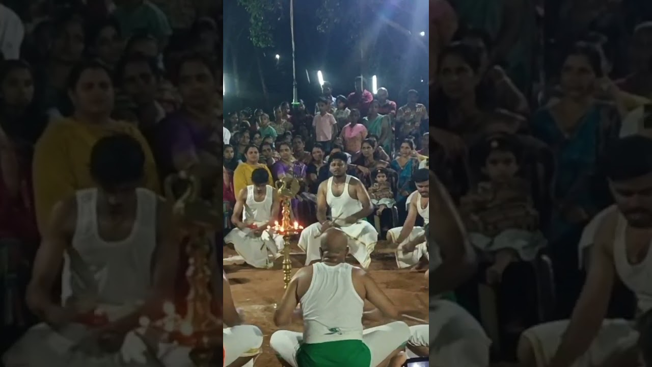 കോൽക്കളി ശ്രീ വേട്ടക്കൊരുമകൻ ക്ഷേത്രം വെങ്ങര🙏🙏#shorts #kolkali #kolkalipranthan