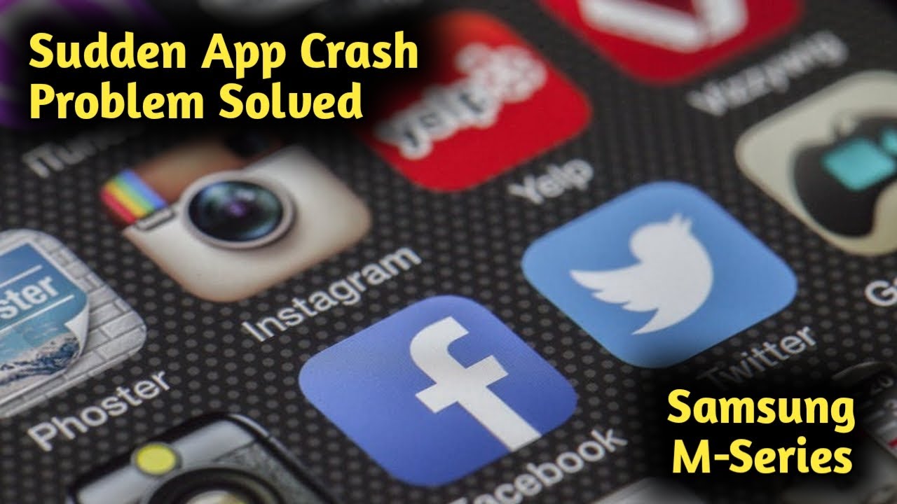 How to Fix Sudden App Crash Problem in Samsung M12, M31, M21, M11, M02, M51, M01, M30, M30s, M31s