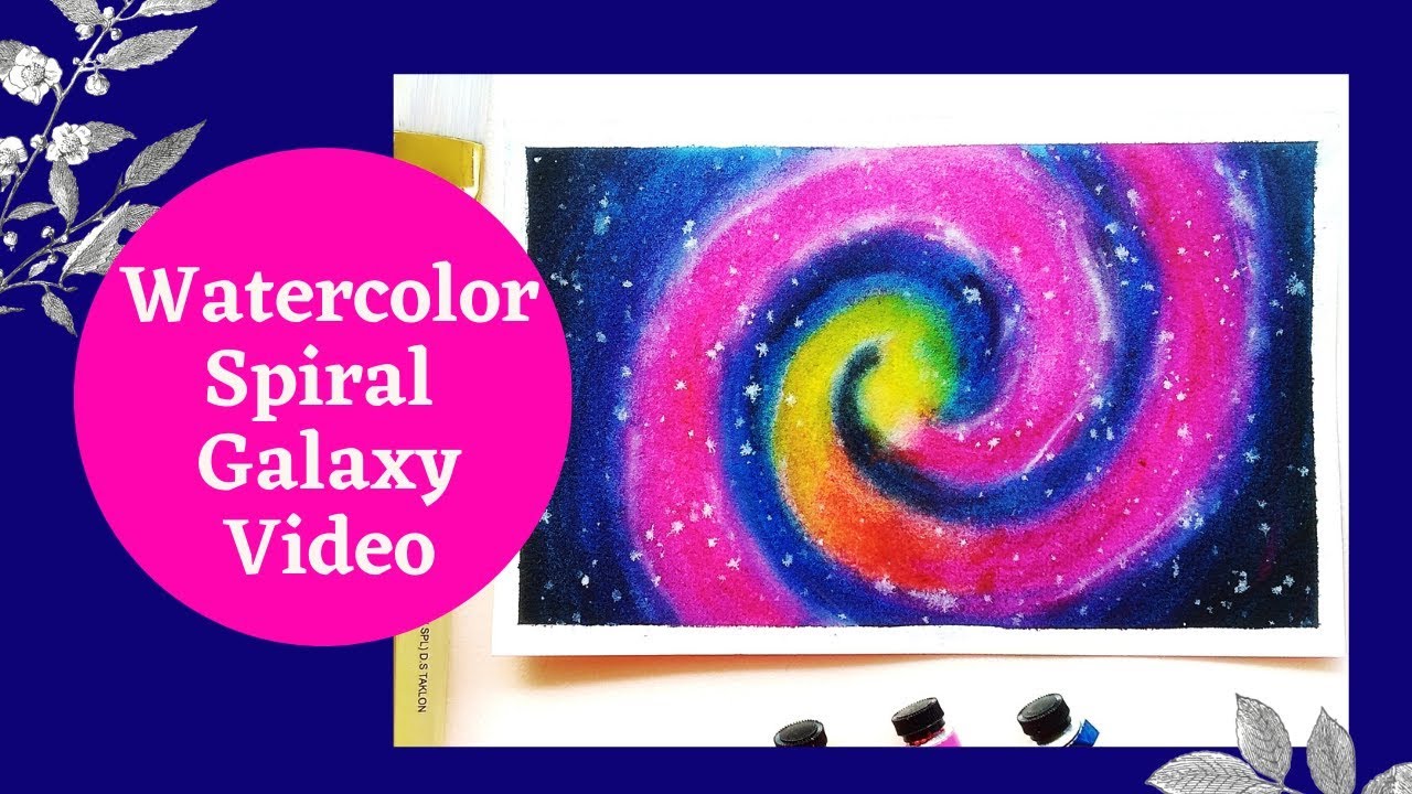 Step by step Easy Spiral Galaxy Video