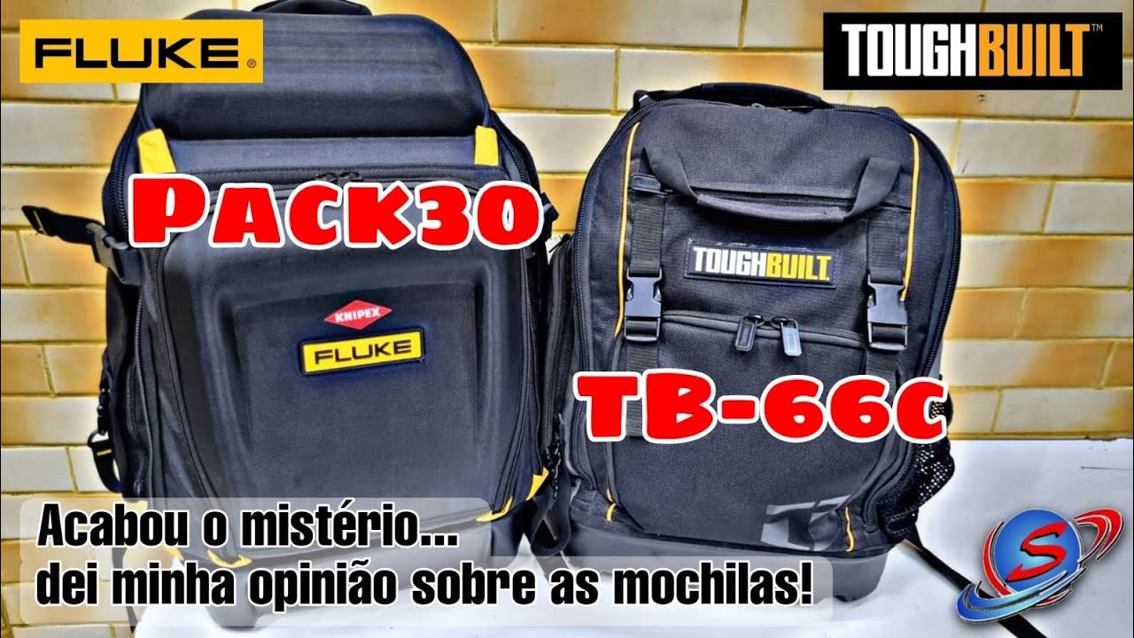 Mochila fluke pack 30 X Mochila toughbuilt tb-66c minha opinião de usuário delas.