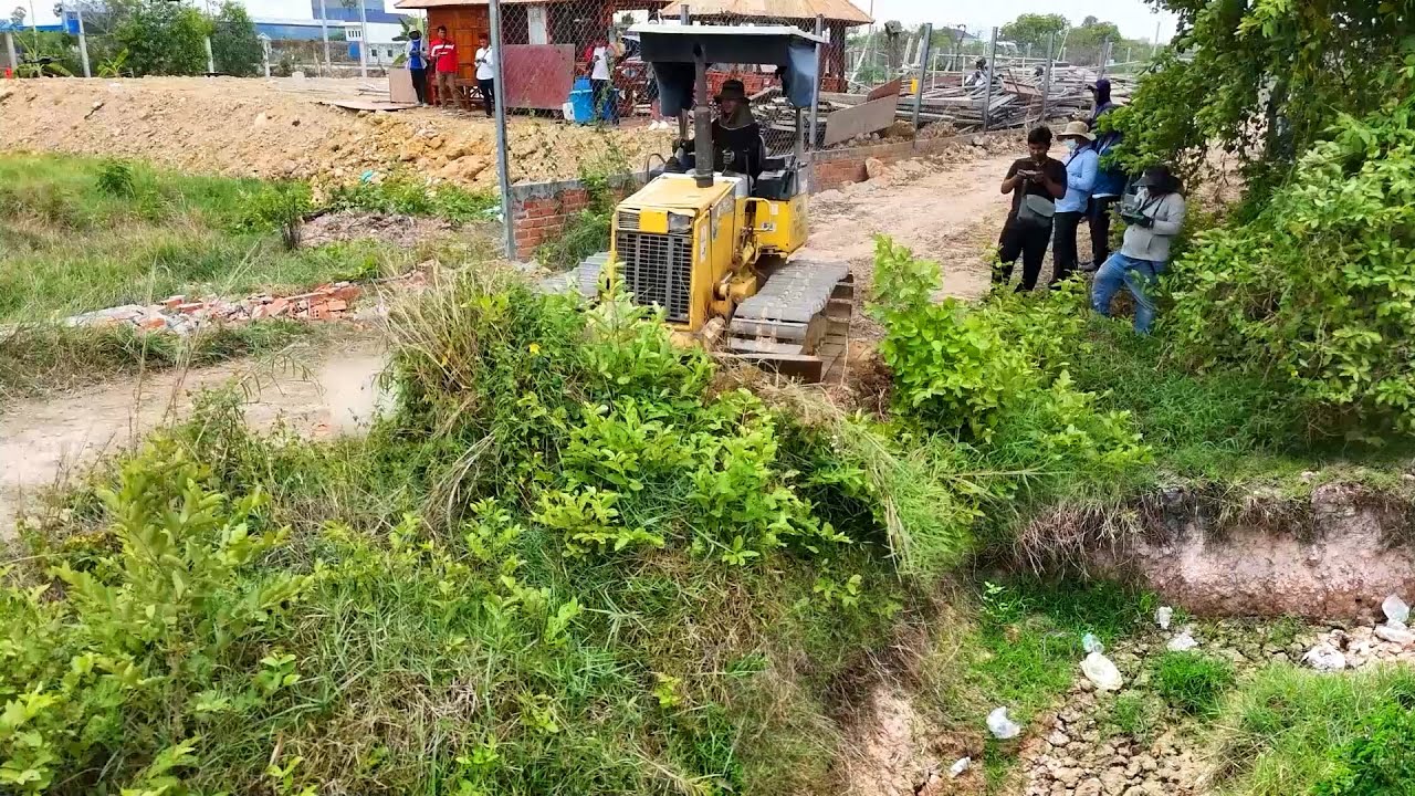 Wonerful Incredible Filling Up Land Site Formed !by Dump Truck 5Ton & Dozer Pour Soil Delete Huge