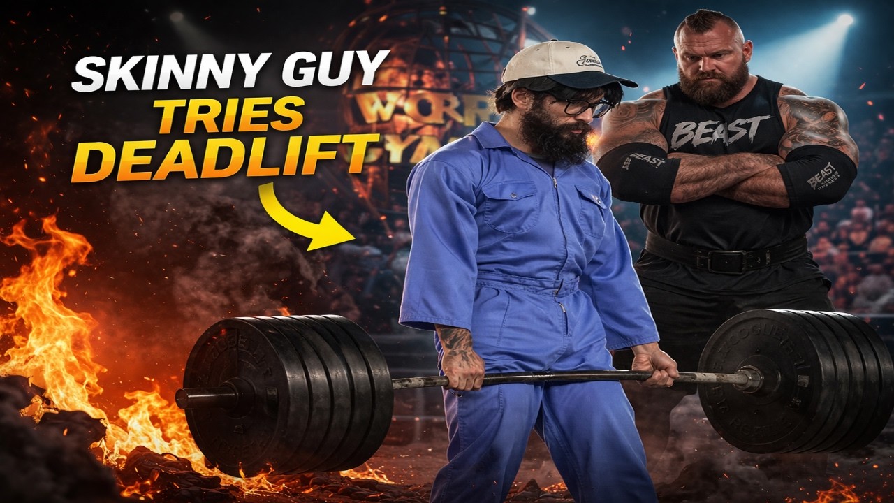 Anatoly Shocks Strongman in Front of Arnold 💪🧹 | Anatoly Gym Prank