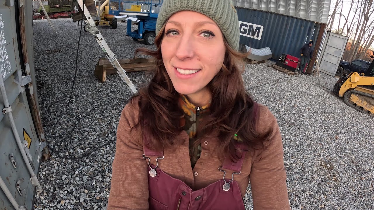 Shipping Container Quonset Building - Winter Project 1