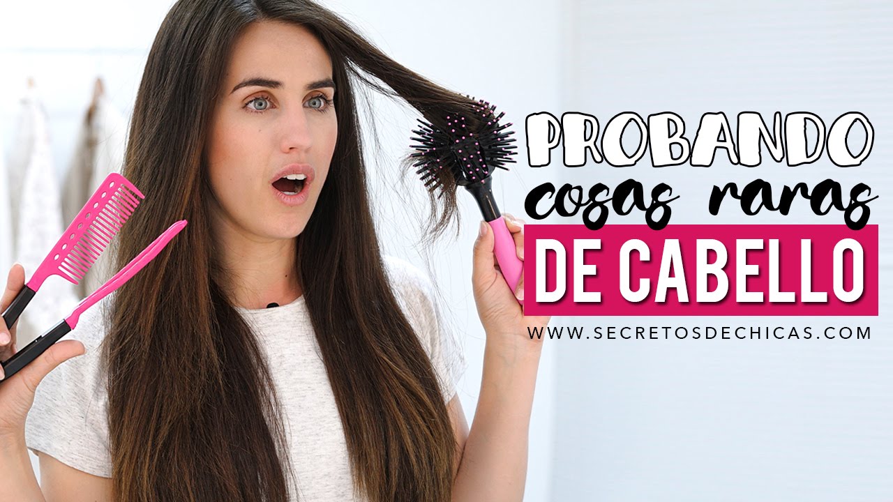 PROBANDO productos raros del cabello | &iquest;Funcionan o no?