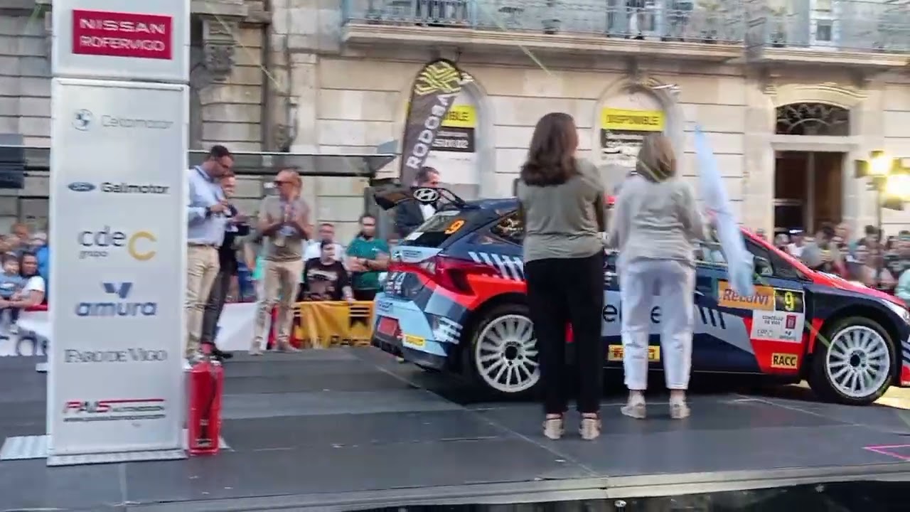 Rally Rías Baixas 2024 Ceremonia de salida