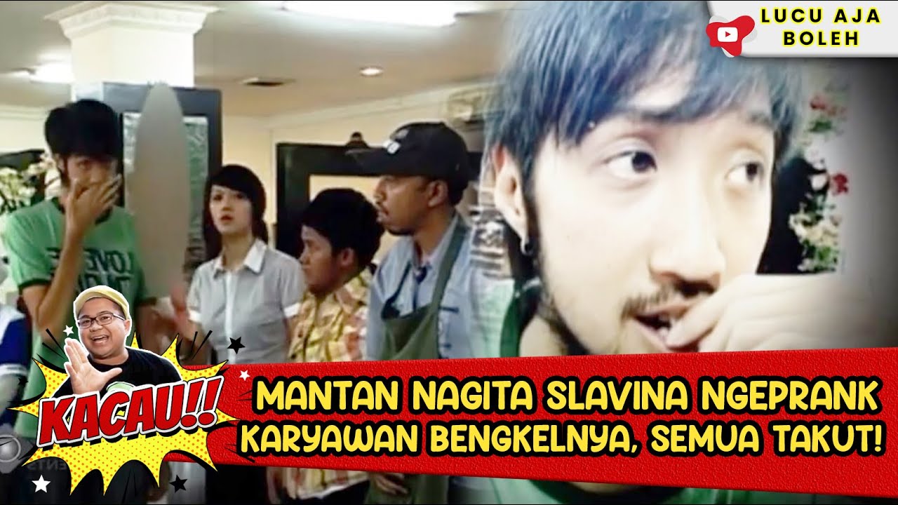 BOS ISENG! MANTAN NAGITA SLAVINA NGEPRANK KARYAWAN BENGKELNYA, SEMUA TAKUT! - KACAU