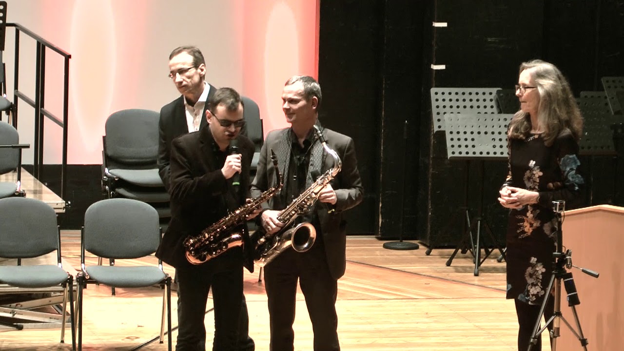Gymnasium-am-Stadtpark, Krefeld: Schulkonzert 2019 0004 Dankesrede