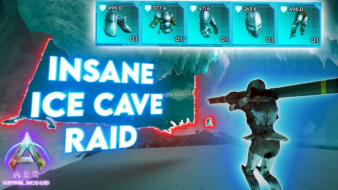How We Raided ICE CAVE With The BEST BPs on ASA...  Day 3 | ARK ASA SMALL TRIBES