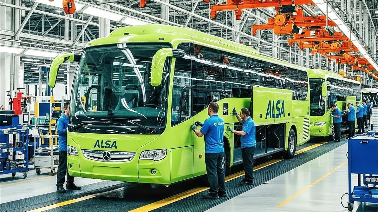 ALSA Bus Manufacturing: How a Bus Is Built from Raw Steel to Road