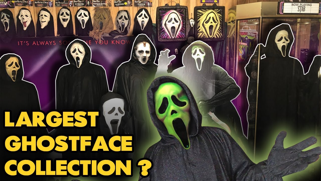 GHOSTFACE SHRINE TOUR! (Screen Used Props, Masks, and More)