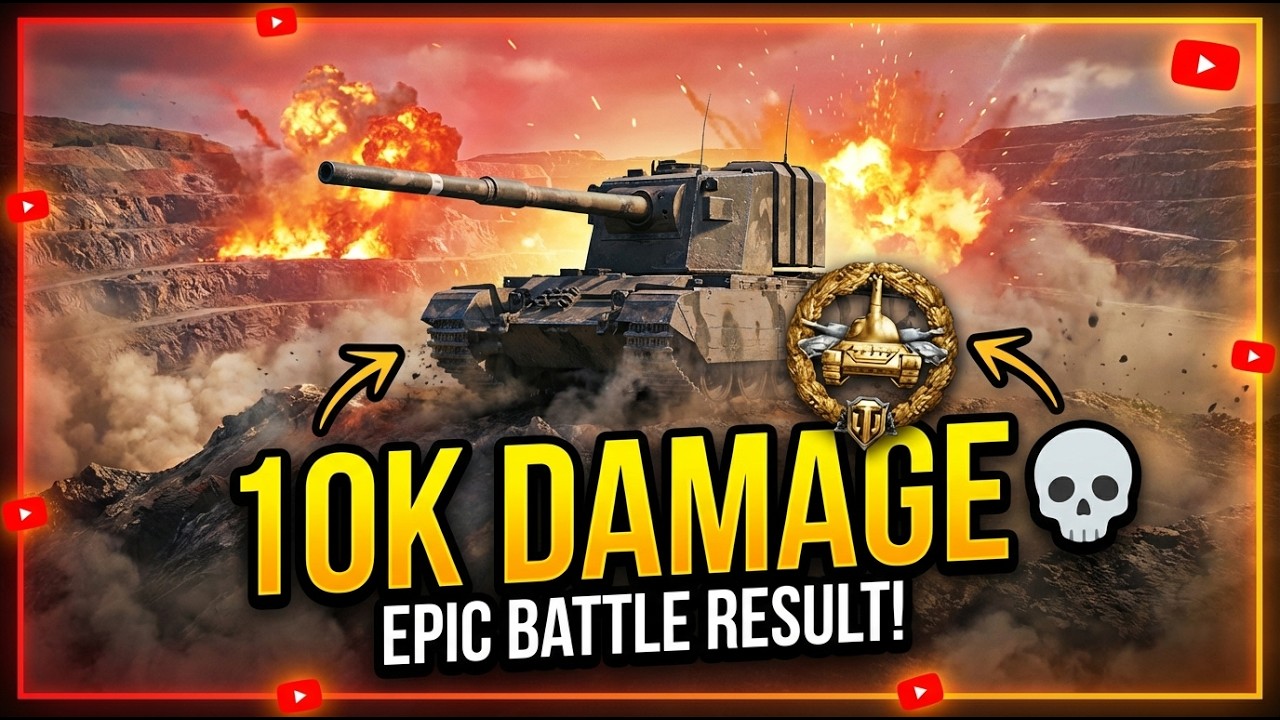 FV 4005 VS TIER 11 – EPIC SHOTS! 10K DAMAGE!#worldoftanks #oneshot #wotgameplay