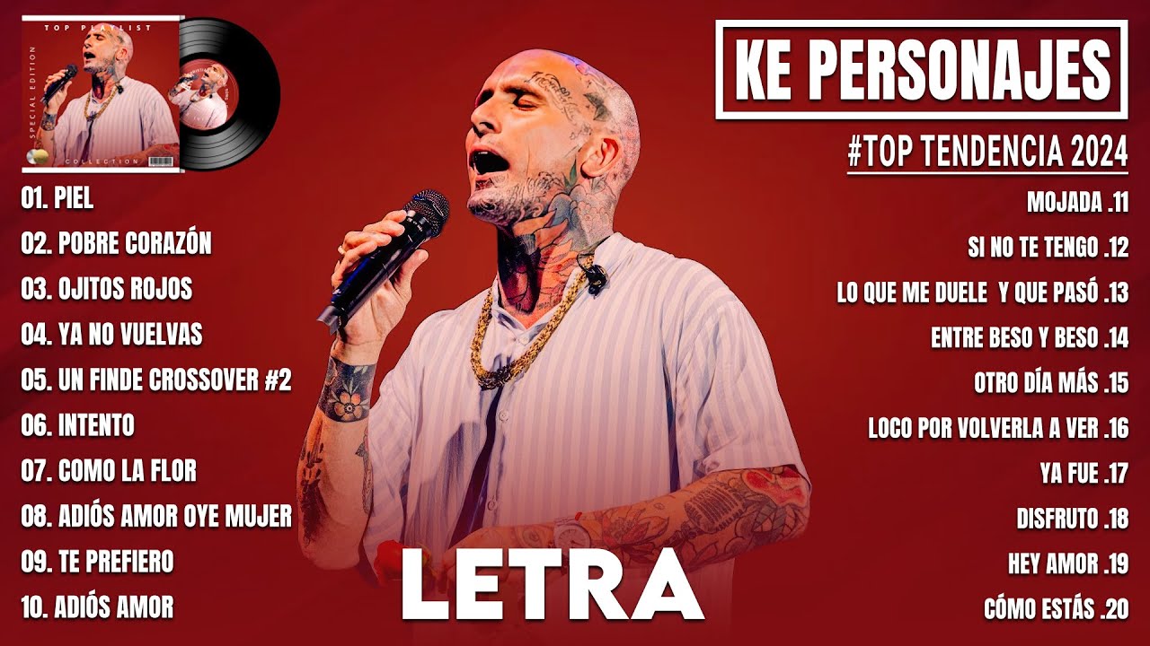 Ke Personajes Tendencia 2024 - Lo Más Escuchado 2024 - Ke Personajes Exitos Mix 2024 (Letra\Lyrics)