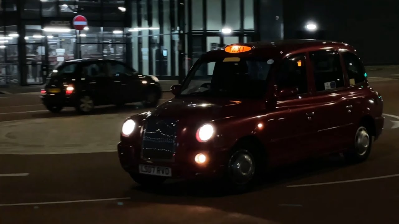 Lovely red LTI TX4 Taxi