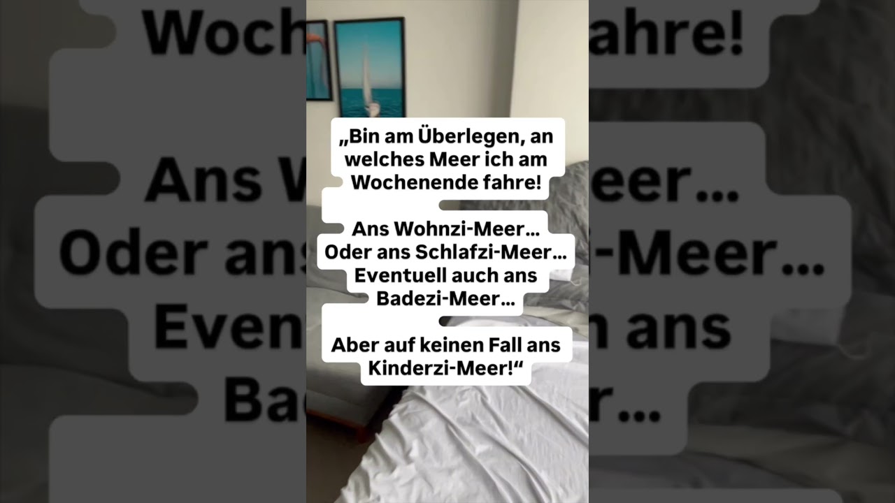 An welches &bdquo;Meer&ldquo; f&auml;hrst du? 😂 Wortspiel-Witz #shorts