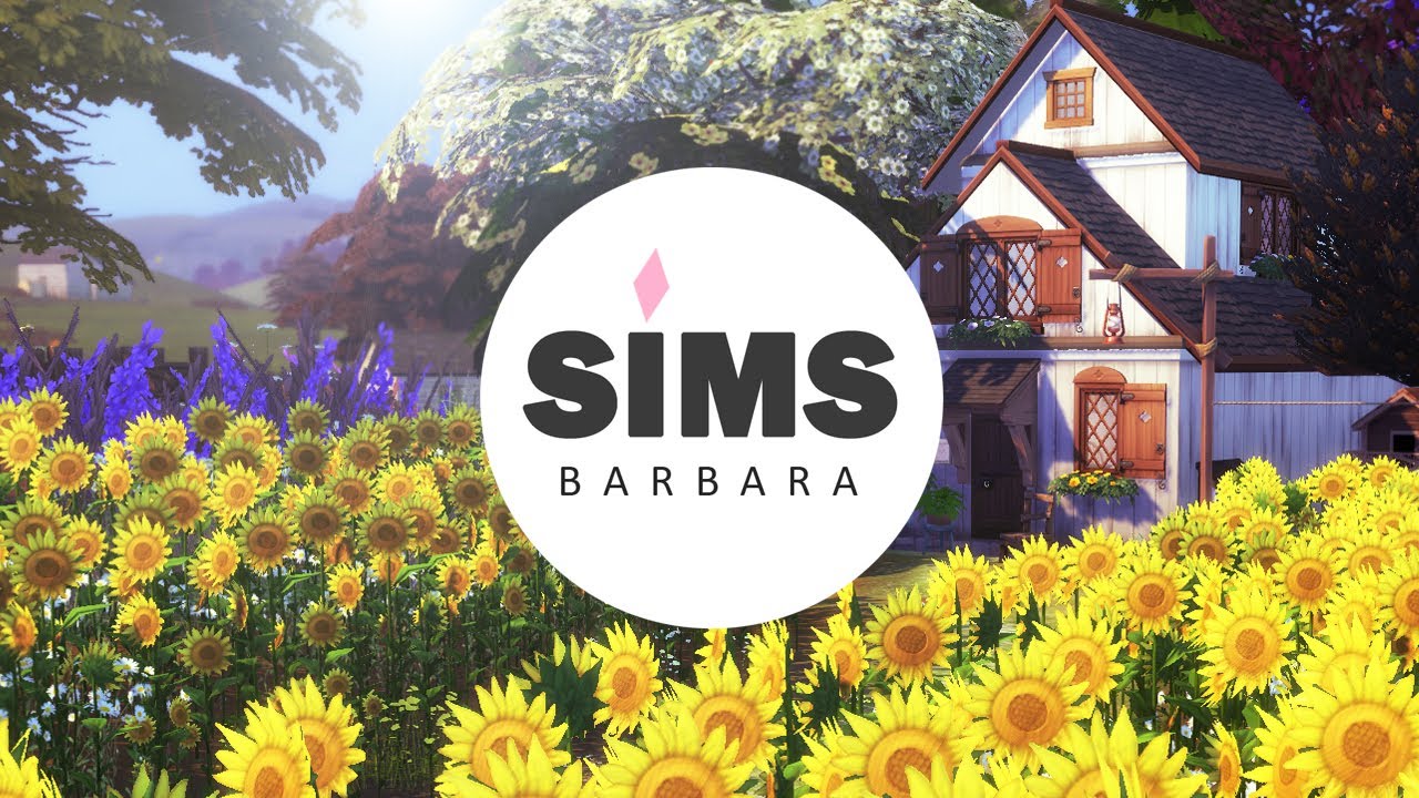 🌻1890's SUNFLOWER FARM | DL + CC | COTTAGE LIVING | SIMS 4 STOP MOTION
