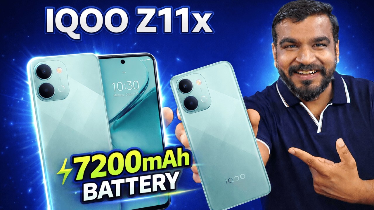 IQOO Z11x HERE Official, Big 7200mAh Battery Best Performance Detail In HINDI
