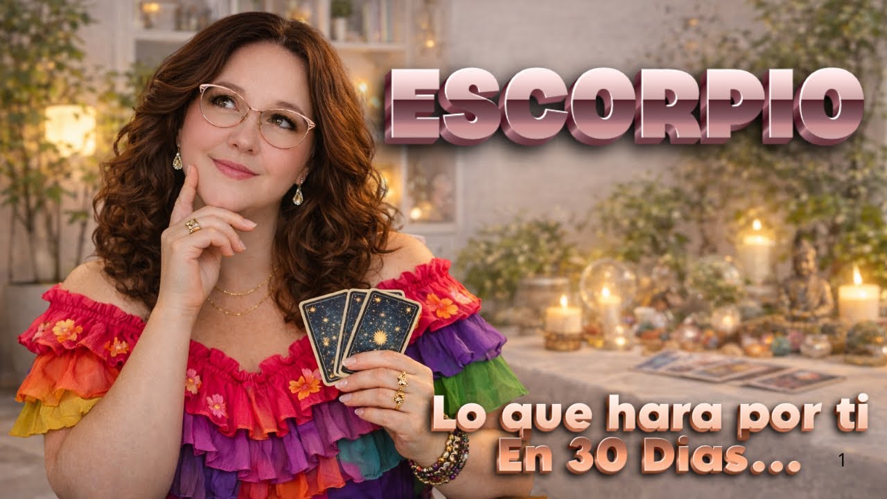 ESCORPIO ♏️ ESTA MUY TRISTE… PERO AHORA TU… 💣 🔥 QUÉ HARÁ POR ESTE AMOR EN 30 DÍAS | TAROT ESCORPIO