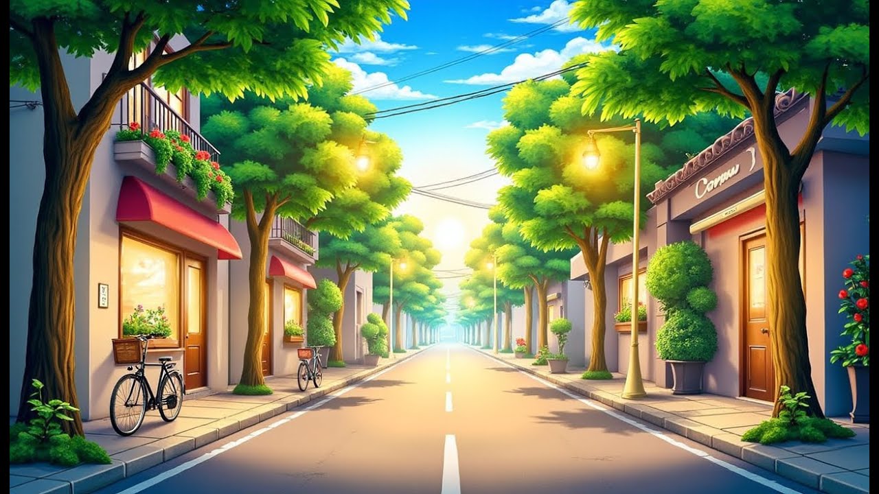 Morning Stroll Through a Calm City 🌿