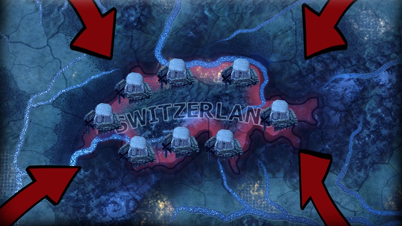 WE STAND ALONE! FORTRESS SWITZERLAND VERSUS THE WORLD! - HOI4 Multiplayer