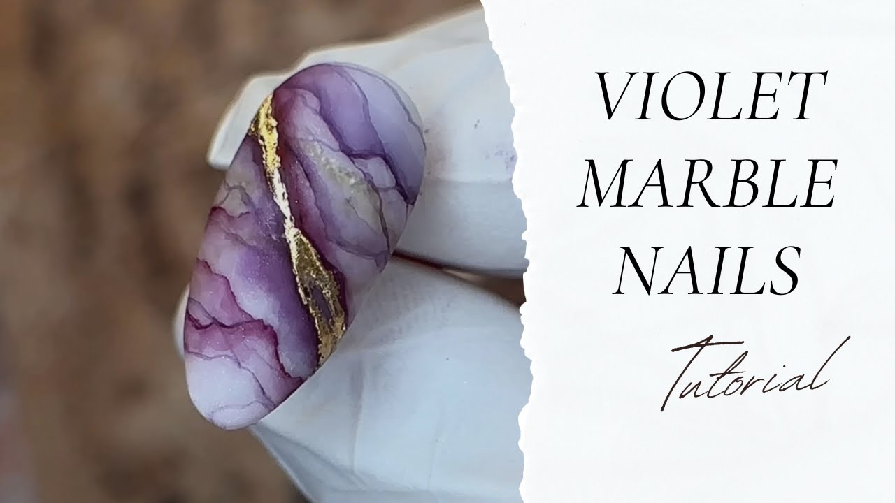 1K Abonnenten Special! 😍 Full Marble Nails Tutorial Valentines Nailart! 🩷 Marblenails mit Aquarell