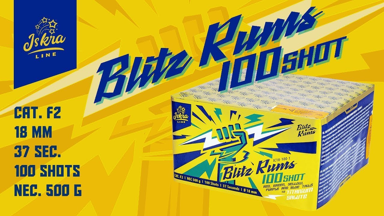 Iskra Blitz Rums 100 Shots [Batch 2022]