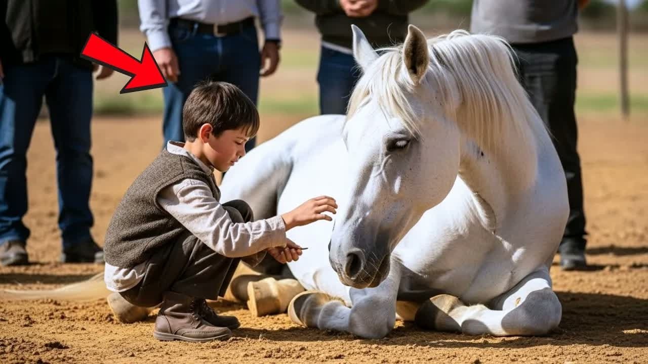 ＂EU SEI COMO SALVAR SEU CAVALO＂.DISSE O POBRE MENINO AO PROPRIETÁRIO.VEJA O QUE ACONTECEU EM SEGUIDA