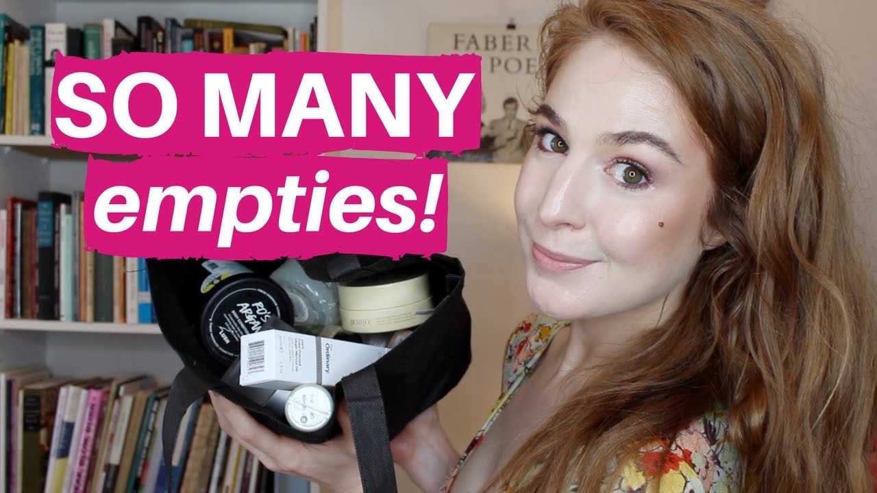 APRIL EMPTIES! | Hannah Louise Poston | MY NO-BUY YEAR