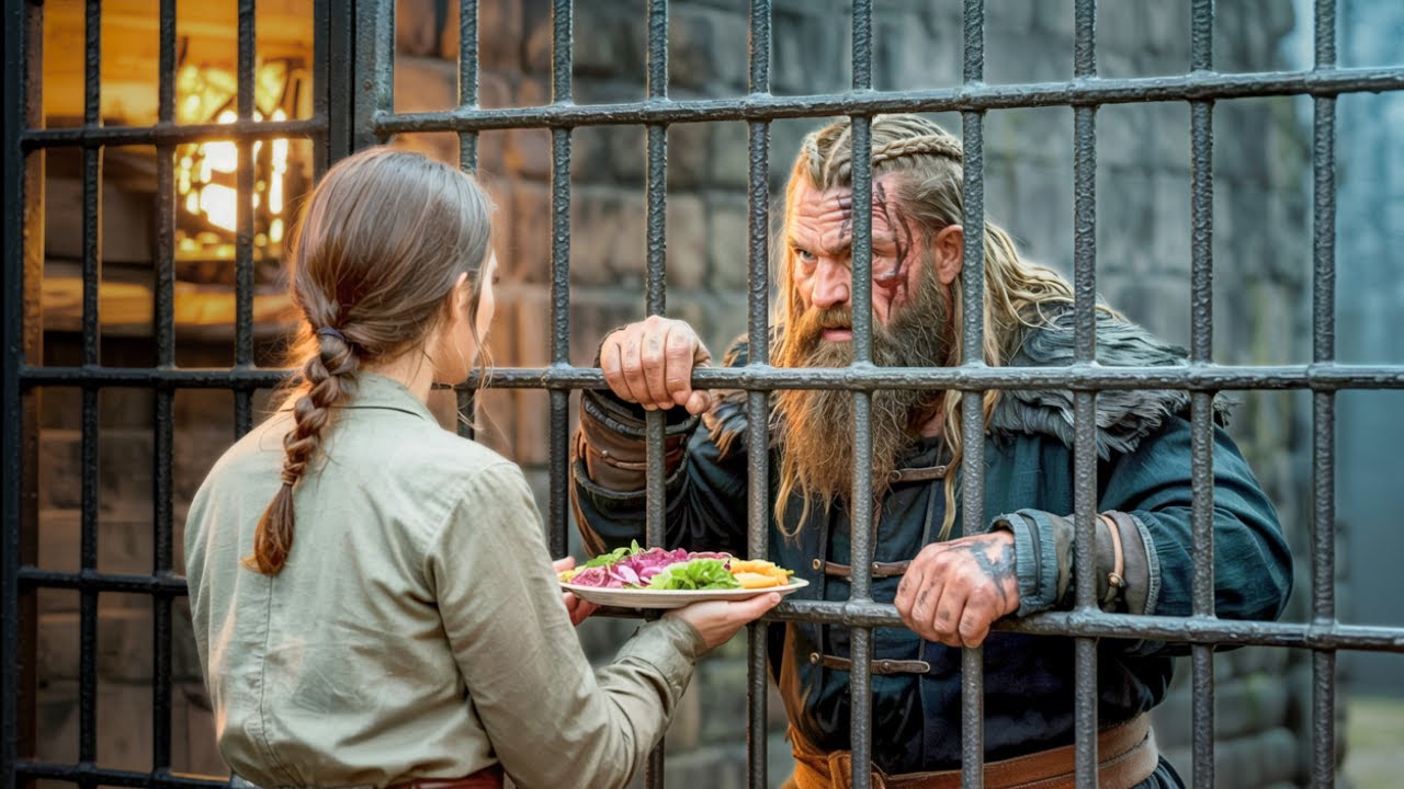 They Said the Caged Viking Would Kill Any Woman — She Fed Him, Now He Won’t Let Her Go.