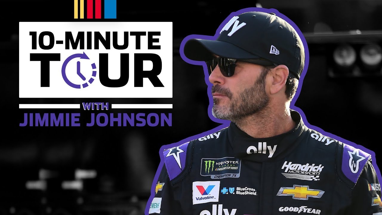 10-Minute Tour: Jimmie Johnson backstage at Roval driver intros | NASCAR at Charlotte Motor Speedway