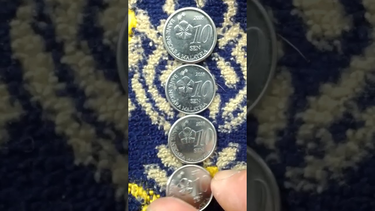 Lots of Malaysia 10 Sen 2018(AH 1440) New Currency Coins-01