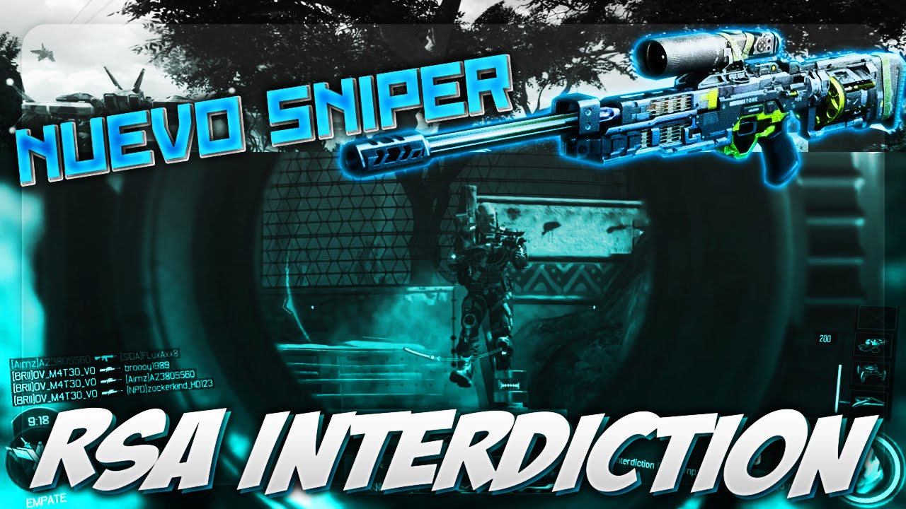 RSA INTERDICTION - BONITA PARTIDA con el NUEVO SNIPER de BO3