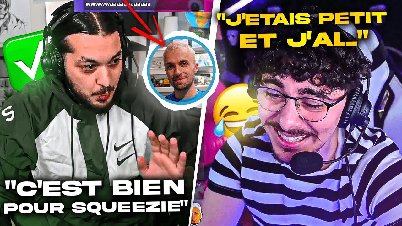 JLTOMY RÉAGIT À SQUEEZIE, JLAMARU DÉVOILE UN SECRET 🤫 !! (best of twitch)