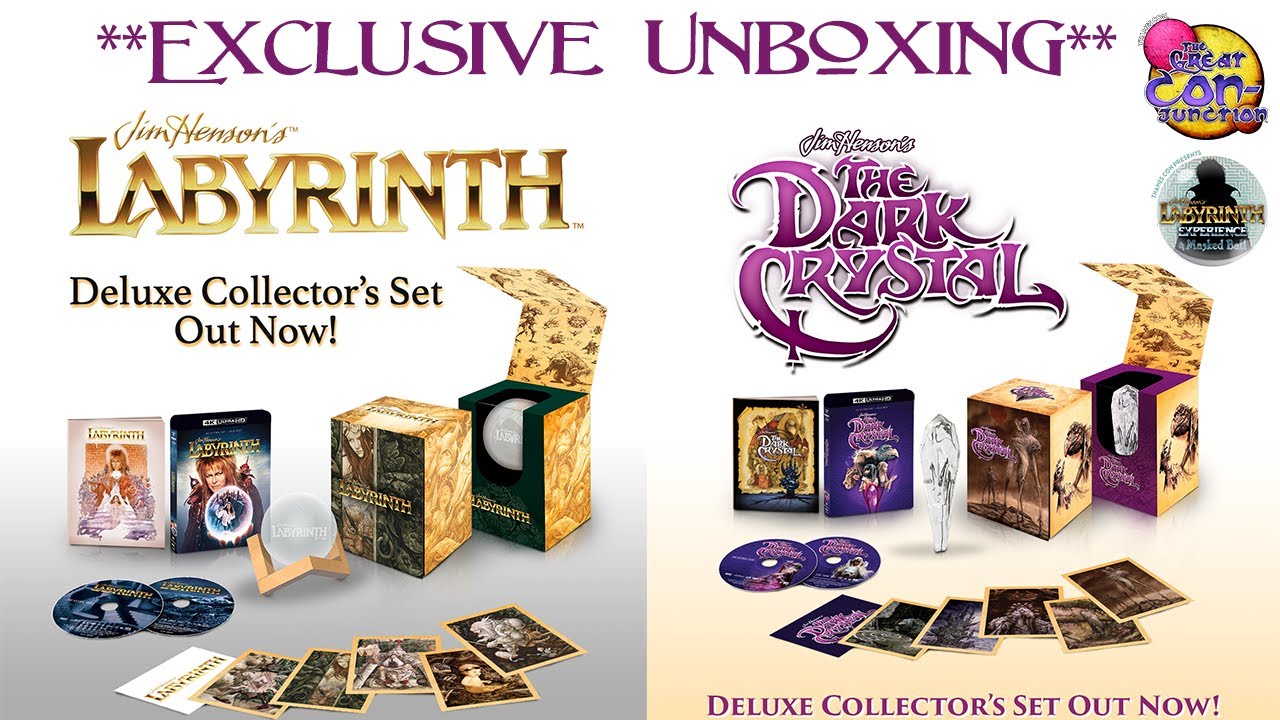 **UNBOXING VIDEO** NEW Limited Edition Collector’s Sets of Labyrinth / The Dark Crystal - EXCLUSIVE!