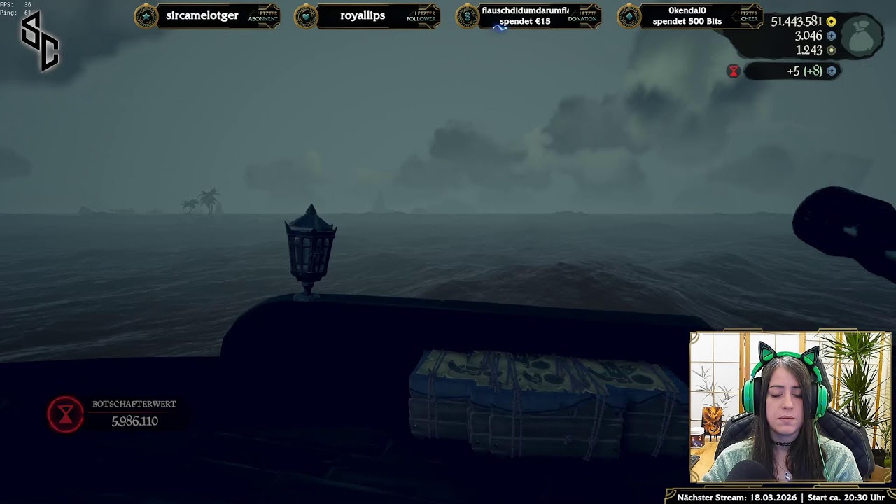 Sea of Thieves Season 18 Akt 3 #sotpushpartner | Stream auch auf Twitch