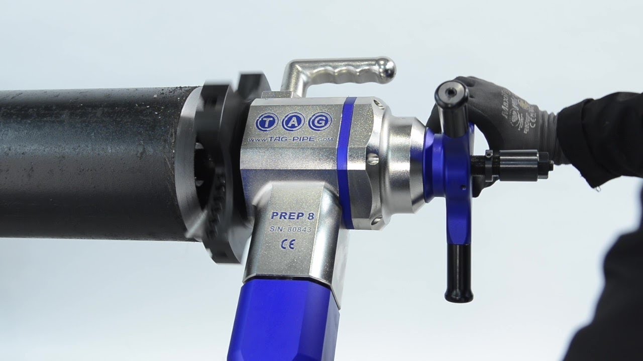 TAG PREP 8 Portable Pipe Bevelling Machine 2 - 8