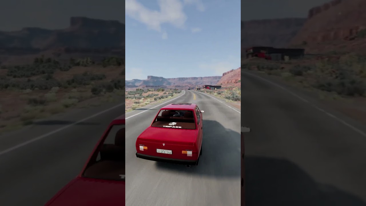 tofas doğan slx tıra arkadan girdi  #beamng