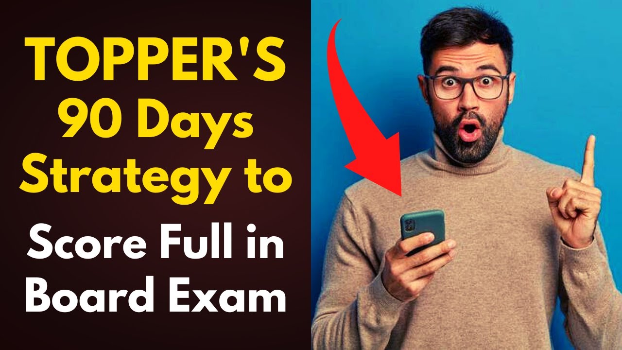 Topper&rsquo;s 90 Days Strategy to Score Full in Class 10 Boards Exam! #class10 #studytips