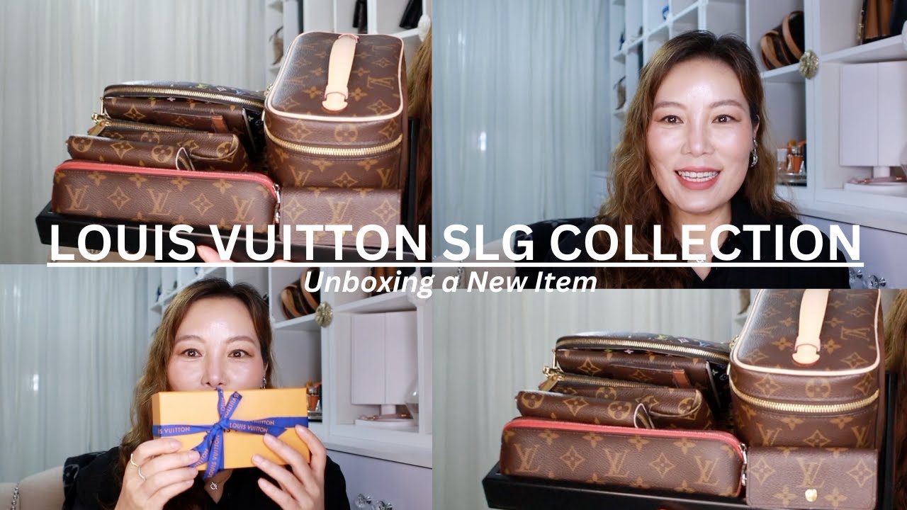 My Entire LOUIS VUITTON Small Leather Goods Collection | Unboxing a New Item from LV | Monogram