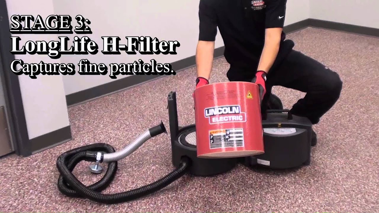 Portable welding fume extractor goes with you when you are welding on the go!