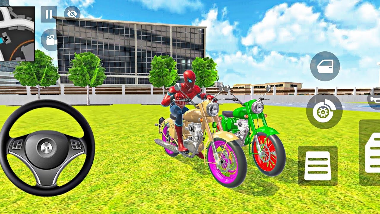 🕸️ Spiderman 🕷️ Purchase 🦚 Modified Bullet Bike 🏍️💨 Driving City | Indian GTA Full Gameplay  🎮