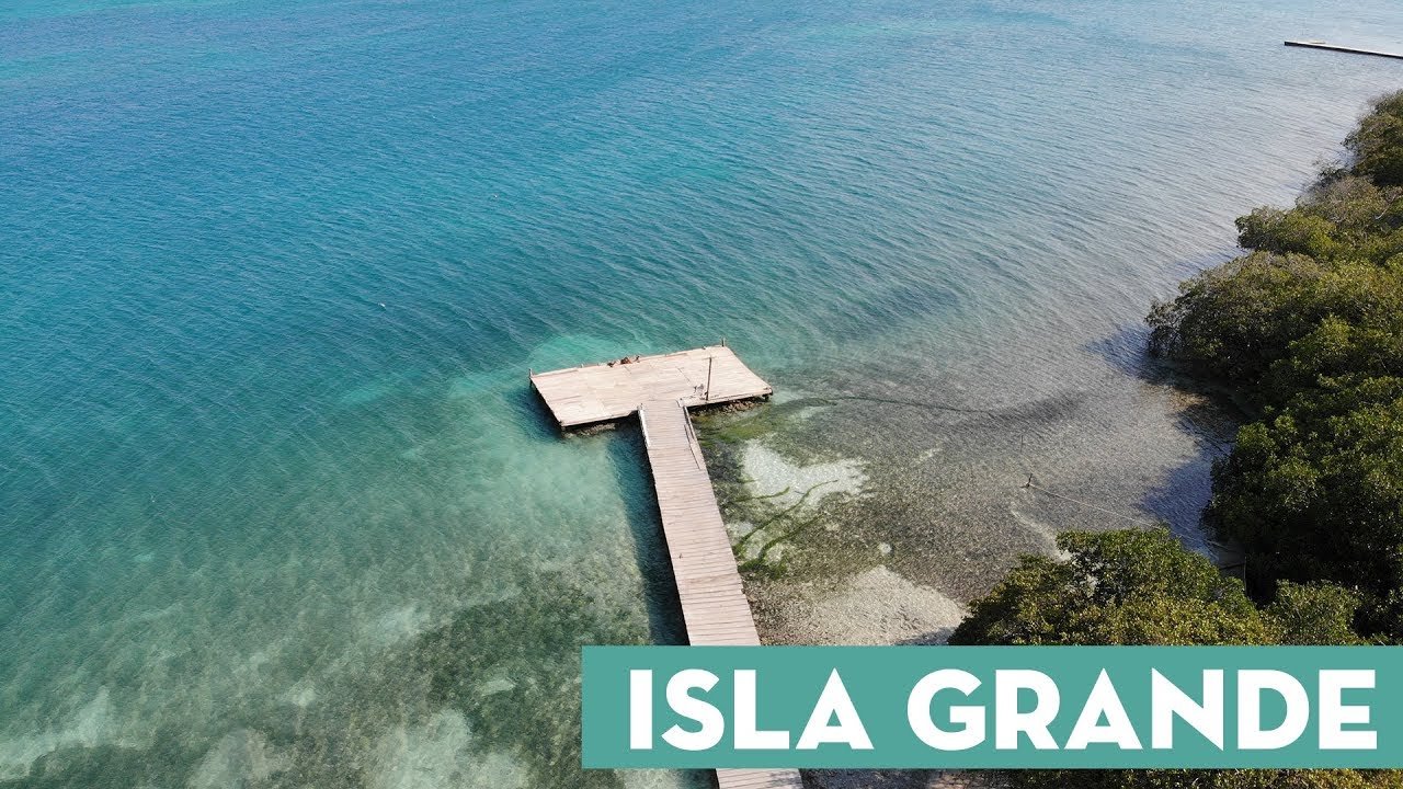 Isla Grande Colombia Drone Footage