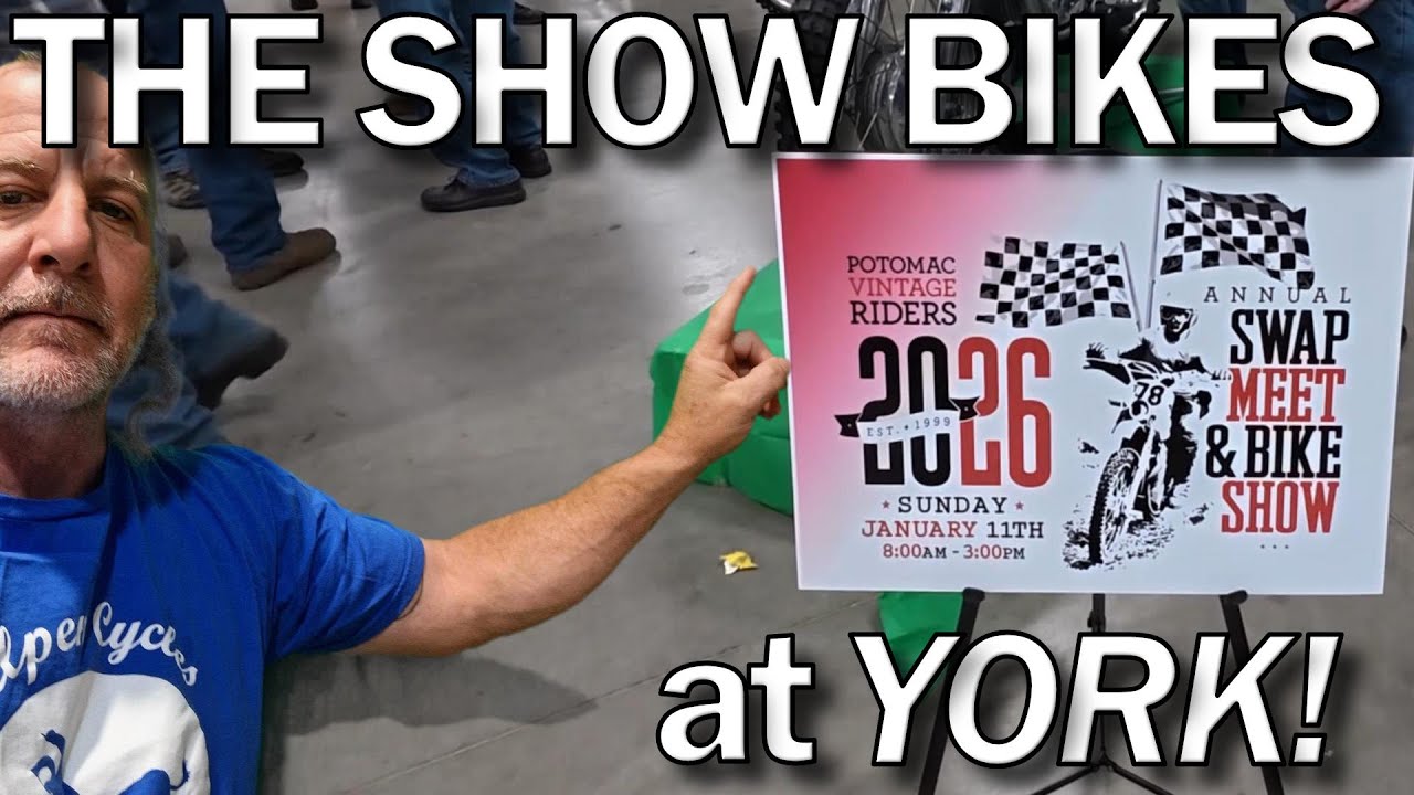 ALL THE SHOW BIKES FROM THE YORK SWAP MEET