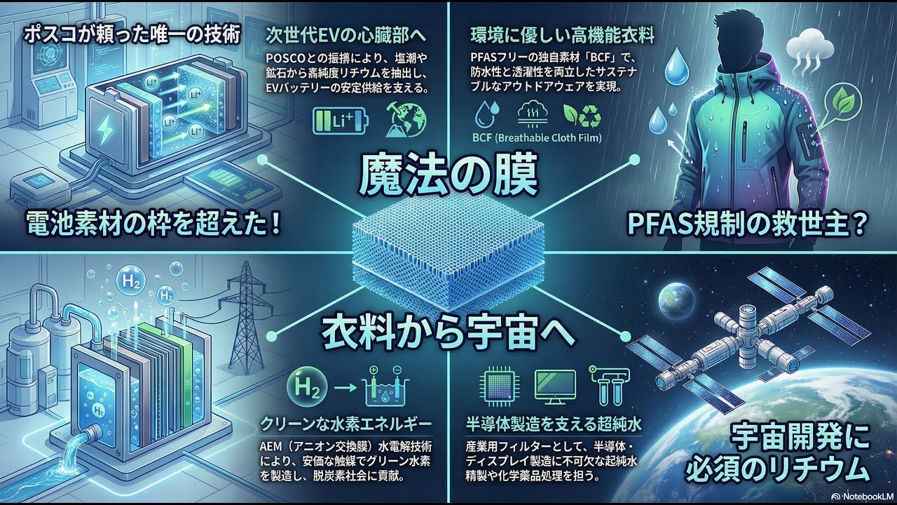 【ダブルスコープ研究】衣料から宇宙まで！？リチウム抽出だけじゃない、広がり続けるイオン交換膜の可能性