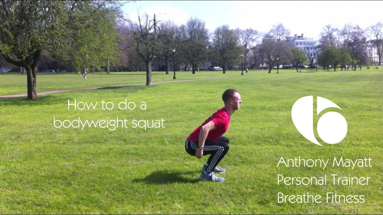 How To Do A Bodyweight Squat