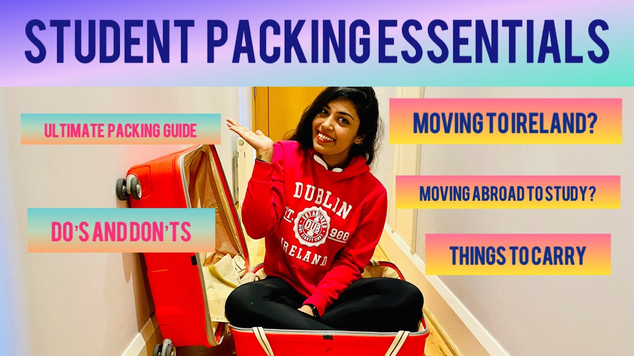 Things to carry while moving to Ireland | Packing Guide | NamahSlay | Nishita Vedpathak