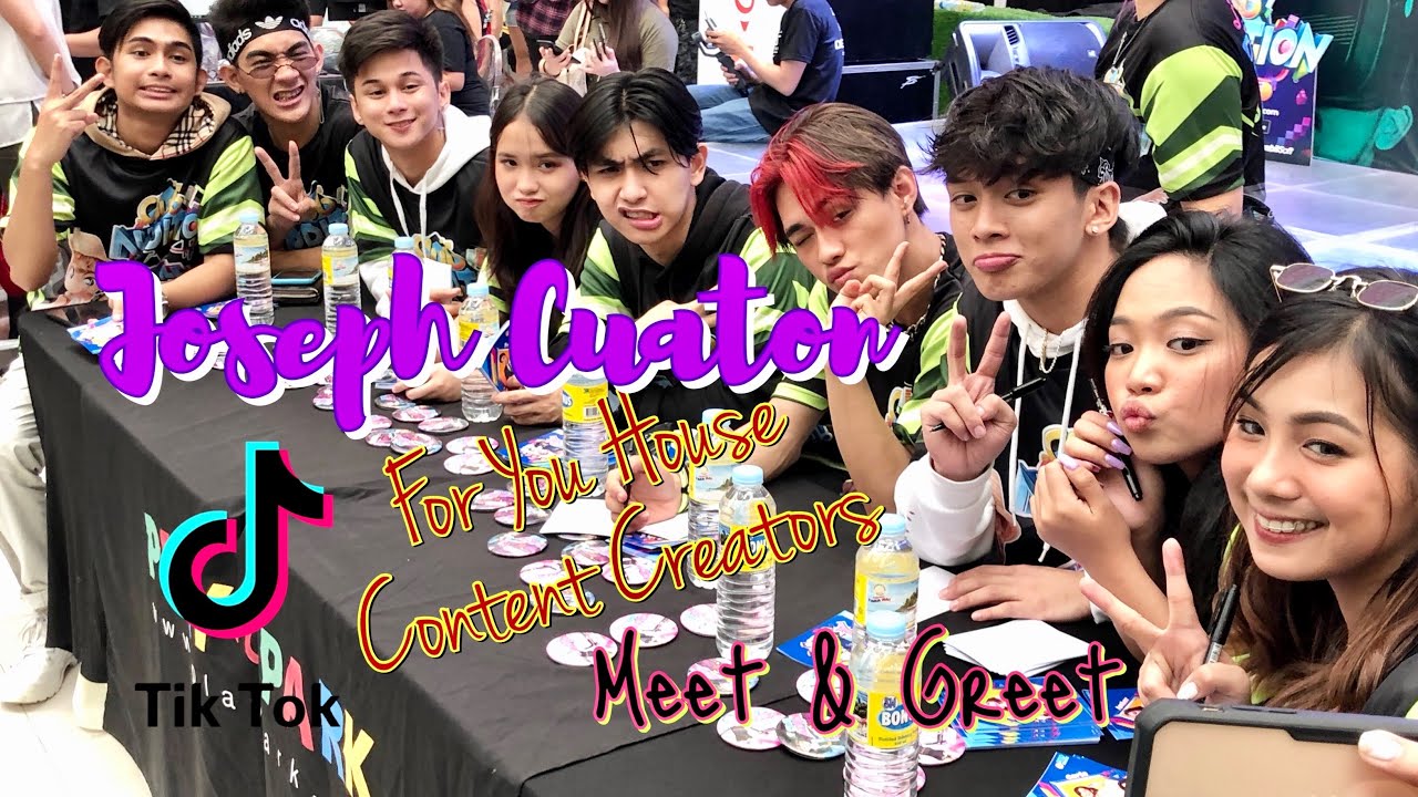 Joseph Cuaton FYH Content Creators Meet and Greet SM SouthMall