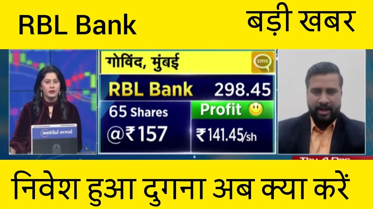 RBL Bank Share Analysis | Latest News | Fundamentals | Future Growth | RBL Stock Today #anilsinghvi