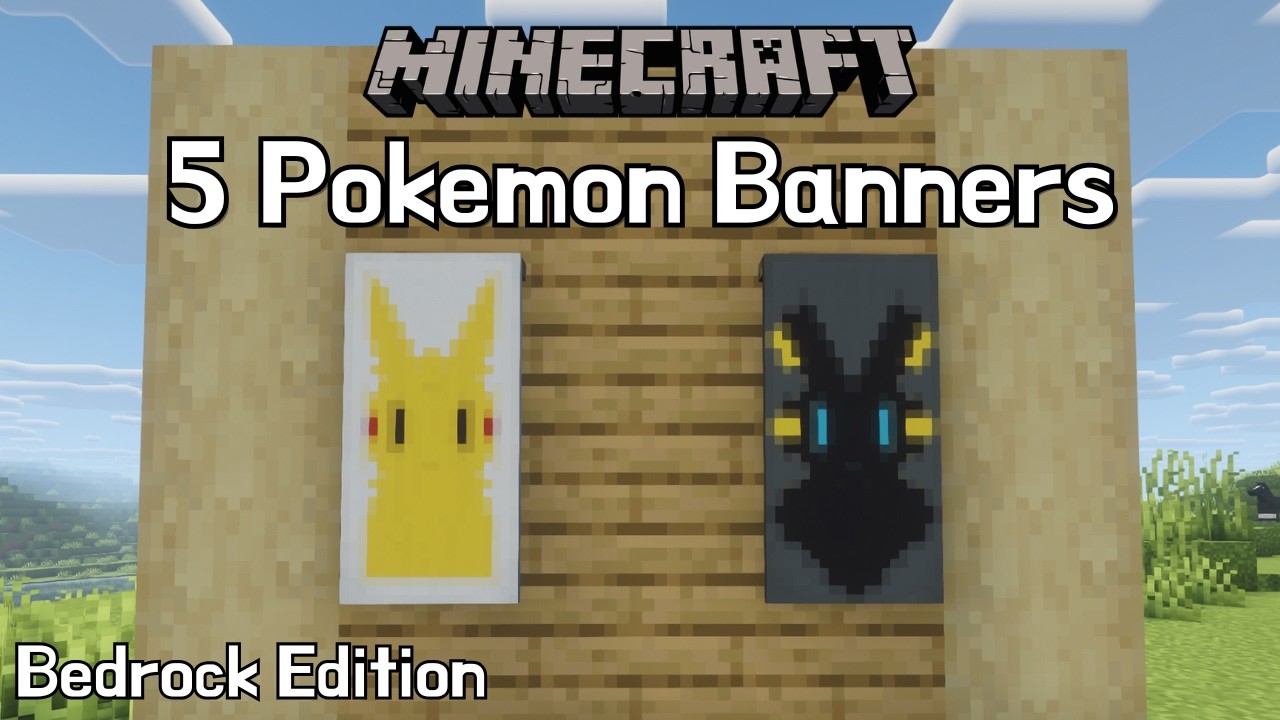 5 Cool Pokémon Banners for Minecraft Bedrock
