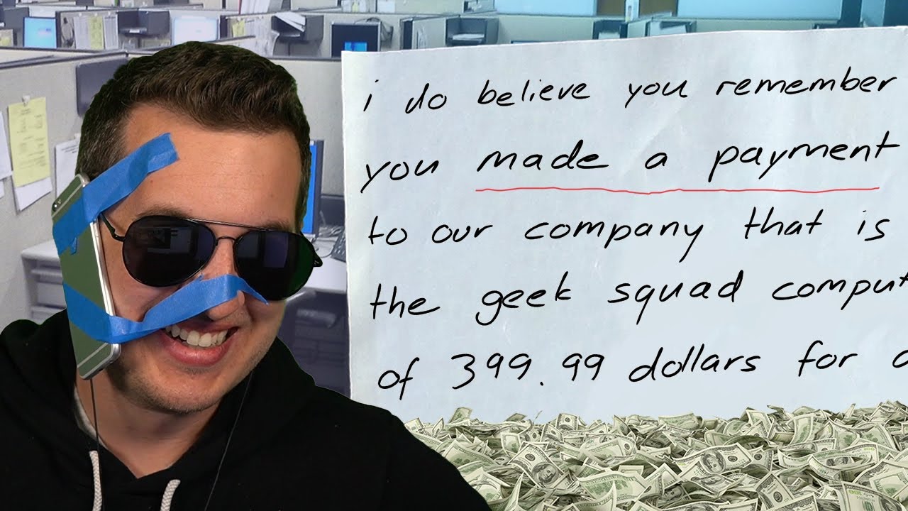 when you know the scam script better than they do...