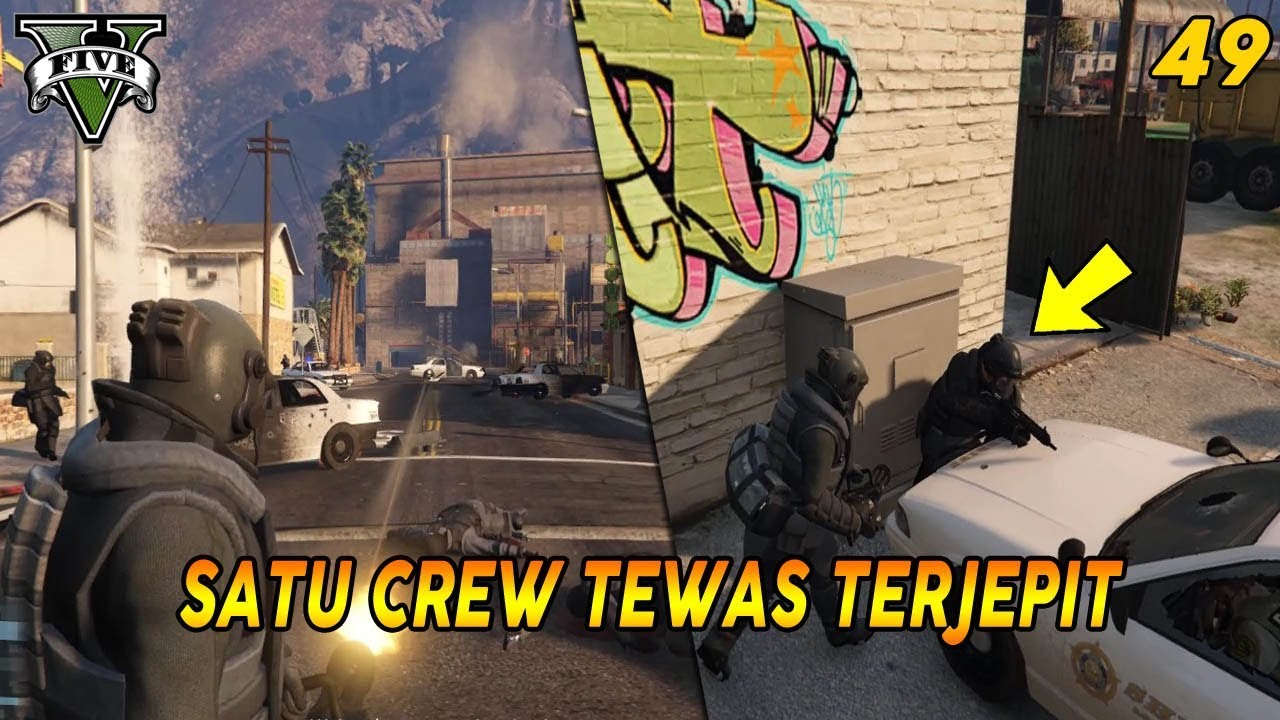 PERAMP0KAN SERU ! HANCURKAN SEISI KOTA | MISI GTA 5 (49) THE PALETO SCORE 100% COMPLETION GOLD MEDAL